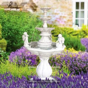 น้ำพุโรมันประดับคิวปิด ไซด์กลาง 02