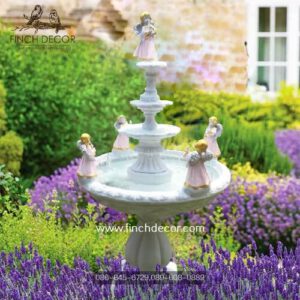 น้ำพุโรมัน ประดับตุ๊กตา นางฟ้า