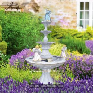 น้ำพุโรมันประดับนางฟ้า 03